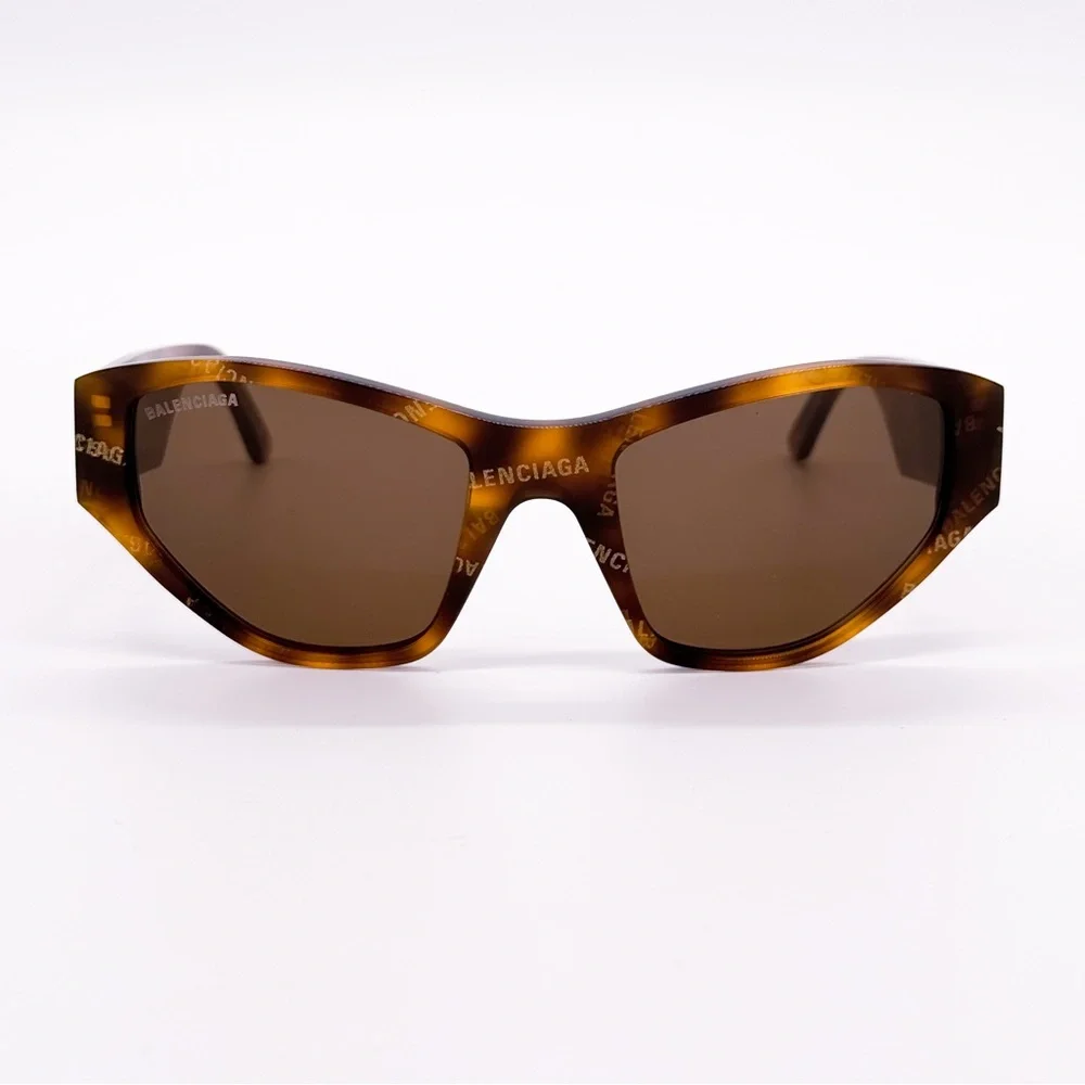 NEW BALENCIAGA BB0097S 003 BROWN WOMEN SUNGLASSES - Picture 3 of 11